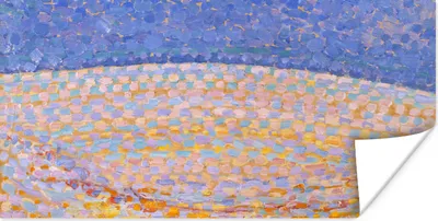 Produktbild von MuchoWow® Poster Düne III - Piet Mondrian - Alte Meister 80x40 cm - Wanddeko