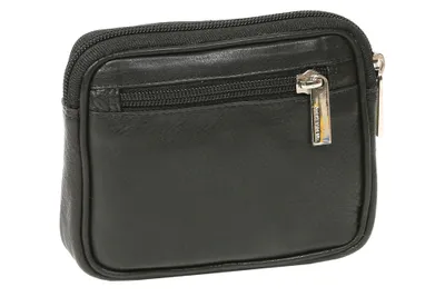Produktbild von LEAS Gürteltasche in Vollleder Echt-Leder, schwarz Travel-Line