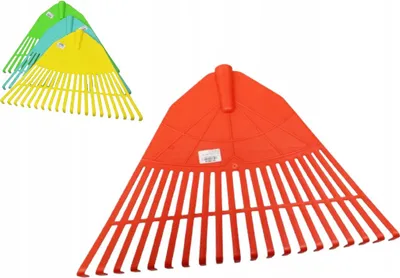 Obrázek produktu pro Plastové hrábě na trávu 45 x 30 cm, různé barvy