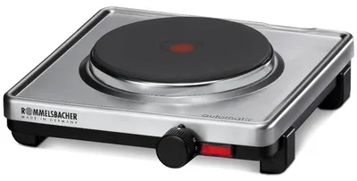 Produktbild von Einzelkochplatte AK 1599/E, Edelstahlgehäuse, Gussheizplatte, stufenlose Temperaturregelung, 1500 Watt