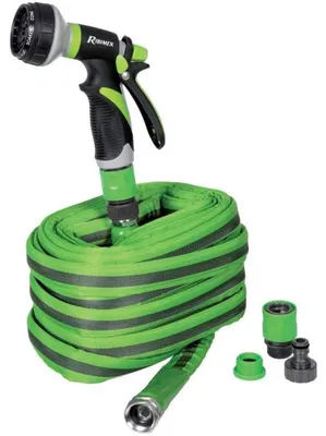 Produktbild von Dehnbarer Gartenschlauch mit 8 Modi Pistole RIBIMEX