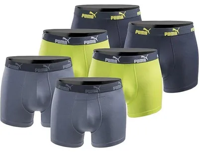 Obrázek produktu pro Puma pánské boxerky, balení 6 kusů, velikost M, kód produktu: 1000035474471050, barva: vícebarevná, materiál: L, určení: pro muže