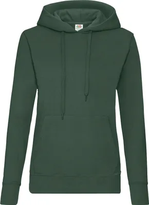 Produktbild von Fruit of the Loom 62-038-0 | Lady-Fit Classic Hooded Sweat - Farbe: Bottle Green - Größe: L