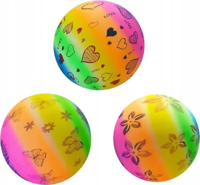 Produktbild von Großer aufblasbarer Regenbogen-Strandball mit Netz