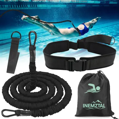 Produktbild von Schwimmgürtel Erwachsene 3,5 - 8,5 m, elastisch, Schwimmhilfe, für Schwimmtraining