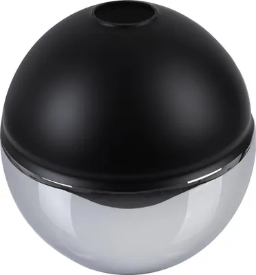 Immagine prodotto di Paralume Oslo cromato sferico 20 cm – elegante paralume in vetro per un'illuminazione moderna