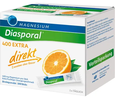 Obrázek produktu pro Magnesium Diasporal 400 Extra Direct Granule 100 St