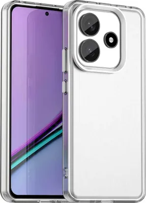 Produktbild von Handyhülle für Xiaomi Redmi Note 14 5G Schlank Durchscheinend Matt Stoßfest Schutzhülle Weiß