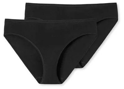 Produktbild von Schiesser Damen 2 er Pack Tai Gr. 36  schwarz
