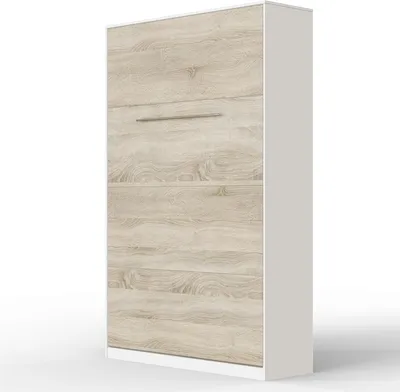 Produktbild von SMARTBett Schrankbett Standard  Weiss/Eiche Sonoma 120 Vertikal
