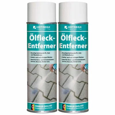 Produktbild von HOTREGA Ölfleck Entferner Ölflecken einfach und schnell entfernen hochwirksames Profi Produkt 500ml