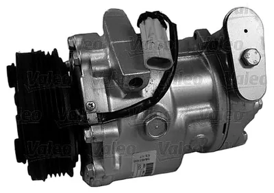 Produktbild von Klimakompressor 12 V R 134a Ø 109 mm VALEO passend für u.a. OPEL ASTRA