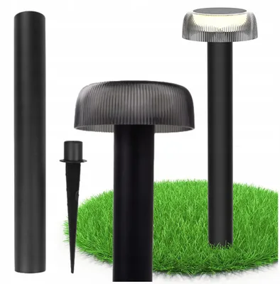 Image de Poteau d'éclairage solaire LED 2 en 1 pour jardin SSO-7BD IP44 4000K USB