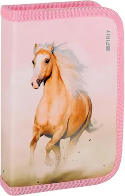 Produktbild von Schüler-Etui WILD HORSE - Wildpferde - 28 teilig 1-Zipper Mäppchen