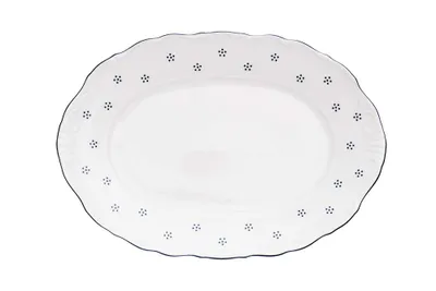 Obrázek produktu pro Mísa oválná, český porcelán, Verona, 32 cm, modrá valbella, G. Benedikt