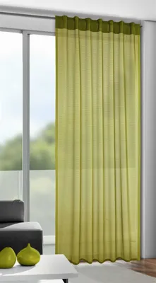 Produktbild von Fertigschal verdeckte Schlaufen „Lukas“ Farbe: Grün Größe (HxB): 245x140cm