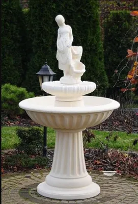 Produktbild von Zierbrunnen Springbrunnen 162cm Skulptur Brunnen Deko Garten Fontaine Teich Neu
