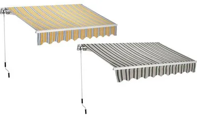 Immagine prodotto di tenda da sole a barra quadra 300x200 cm - col. verde/crema