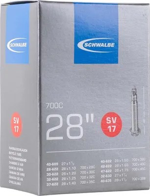 Image de Chambre à air vélo Schwalbe SV17 valve Presta 27"/28" 28 - 47 mm