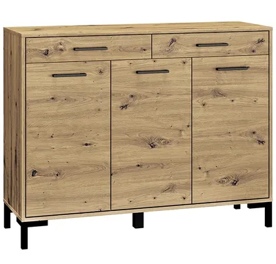 Zdjęcie produktu dla Komoda NIKOLA 120 2S3D dąb artisan
