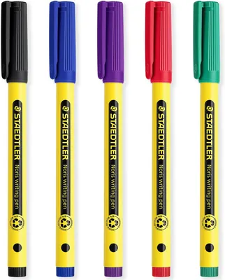 Produktbild von STAEDTLER 307 Noris Kugelschreiber – Handschriftstifte – 0,6 mm Linienbreite – Ideal für Schule, Arbeit und Büro