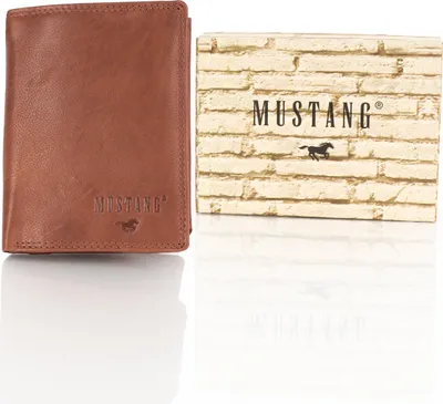 Produktbild von Mustang Denimo Wallet Side Öffnen Leder Brieftasche für Premium -Karten kartiert