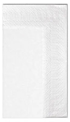 Produktbild von 1000x Servietten 32 x 32 cm 1/8 -Falz 2-lagig weiß