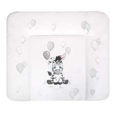 Obrázok produktu pre Prebaľovacia podložka mäkká New Baby Zebra biela 85x70