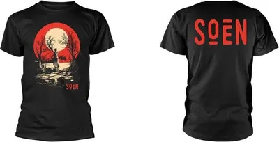 Produktbild von Soen T-Shirt Herren Redmoon schwarz Bands 100% Baumwolle XXL