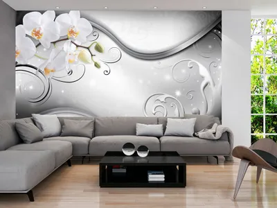 Produktbild von Vlies Fototapete 300x210 cm Tapeten Wandtapete XXL Blumen Orchidee Abstrakt b-A-0162-a-c