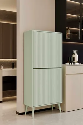 Produktbild von Skye Decor, Hochwertiger Küchenschrank Mint, 69x158x32 cm, 100% Laminat MDF, 30 kg