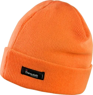 Image de Result Winter Essentials - Casquette légère pour hommes/femmes unie RW9668 (taille unique) (Orange fluorescent)