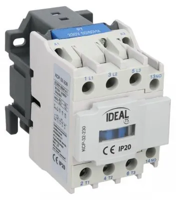 Productafbeelding van Magneetschakelaar 32A, 3-polig, 230V AC, 1 stuk, type KCP-32-230, artikelnummer 24108