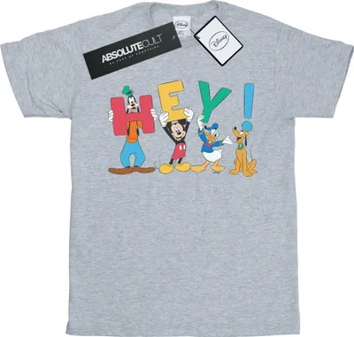Produktbild von Disney - "Friends Hey" T-Shirt für Damen BI37001 (S) (Grau)