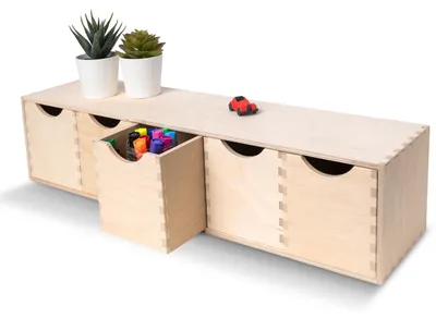Immagine prodotto di Cassettiera Creative Deco a 5 cassetti | 57x13x13 cm