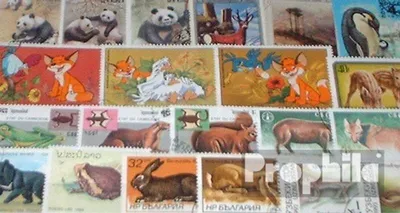 Produktbild von Briefmarken Motive 200 verschiedene Tiere Marken
