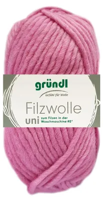 Produktbild von Gründl Filzwolle uni,Waschfilzen,100%Schurwolle,50g/50m,NS 8-9 18