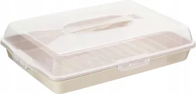 Image de récipient à gâteau avec poignée 45x31x10cm | 30307
