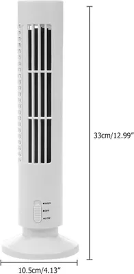 Zdjęcie produktu dla Przenośna chłodnica powietrza pionowy wentylator bezłopatkowy USB klimatyzator biurkowy mini wieża chłodnicza do domowego biura