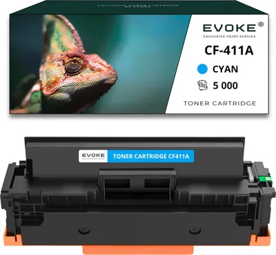 Produktbild von Toner für HP CF411X / CRG046HC-CF411X/CRG046H CF411X / CRG046HC Blau (cyan) | Ersatz für M452dn M452dw M477fdn M477fdw MF732Cdw MF734Cdw