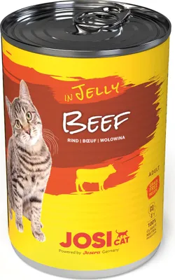 Produktbild von JosiCat Beef in Jelly 12 x 400g Dosen