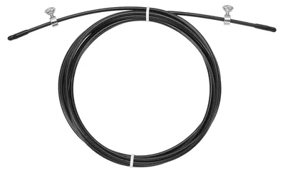 Ersatzkabel für Springseil, 10 m, 4,5 mm, schwarz