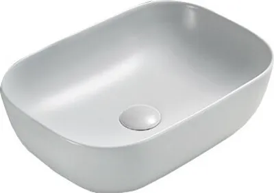 Obrázek produktu pro Mexen Rita umyvadlo na desku 45 x 32 cm, Matná platinová - 21084563