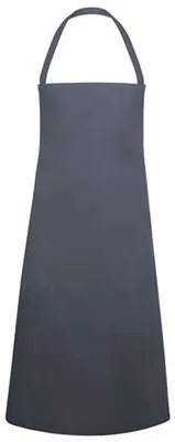 Zdjęcie produktu dla Karlowsky BLS3 | Basic Bib Fartuch 65/35 - 75 x 100 cm - Można prać w temperaturze do 60°C - Kolor: Antracytowy (ok. Pantone 432C) - Rozmiar: 75 x 100 cm