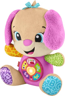 Produktbild von Fisher-Price Laugh & Learn Smart Stages Sis, 0,5 Jahr(e), Mit Ton, Batterien erforderlich, AA, Stoff, Kunststoff, Mehrfarbig