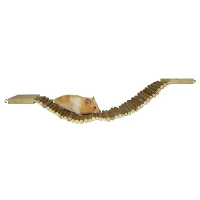 Produktbild von Kerbl Nature 59x7cm Hamsterbrücke Golden Golden One Size