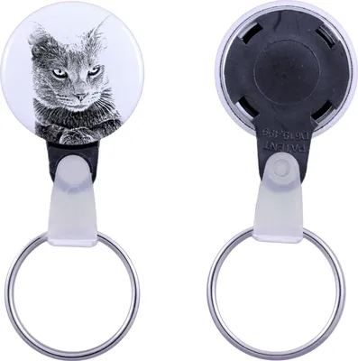 Imagen del producto de Chartreux llavero con gato pequeño Art-Dog