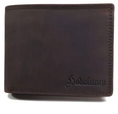Produktbild von Hodalump & Ratschkatl Herren Geldbörse Geldtasche Kare Leder Braun