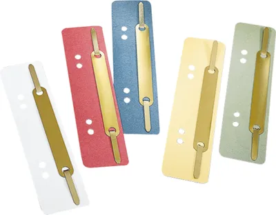 Produktbild von Heftstreifen 3039 Karton Metalldeckl. sortiert 200 Stück Packung mit 20 Stück