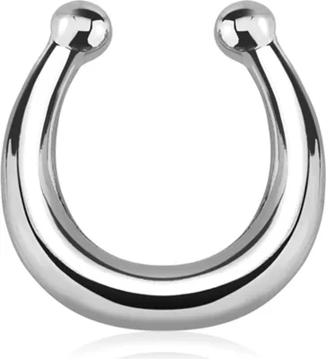 Produktbild von Nasenpiercing Nasenring Fake Piercing Septum Helix Hufeisen Clip On Hanger
